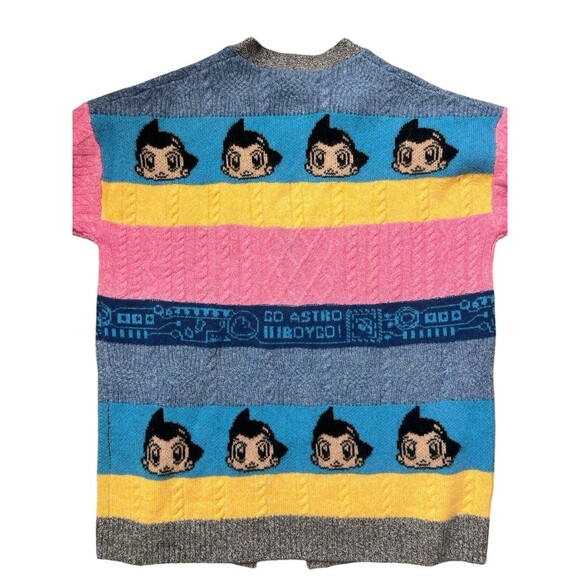 Go Astro Boy Go X Pipigou Astro Boy Cardigan Sweater Colorful Anime Rare - Picture 5 of 11
